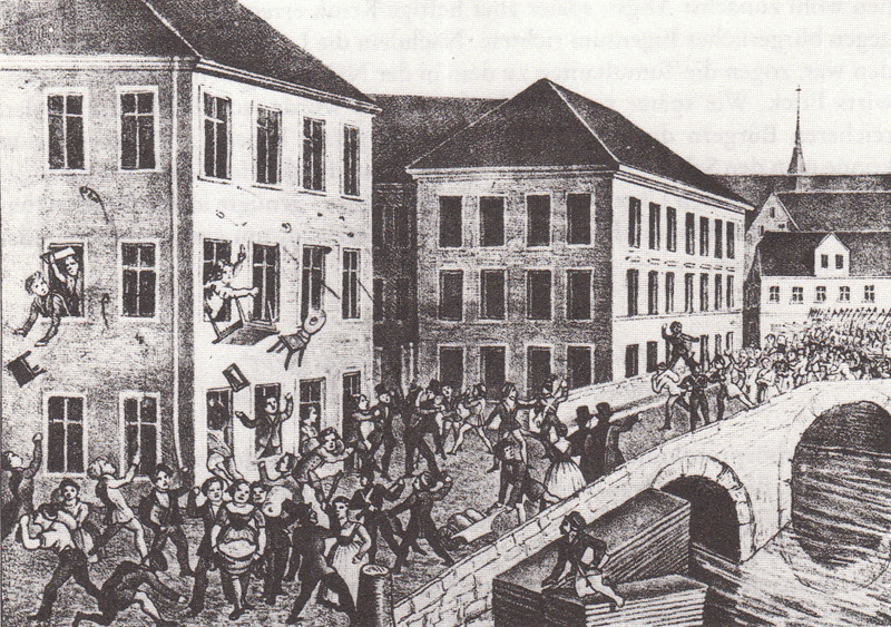 Schimpfende Weiber und patriotische Jungfauen 