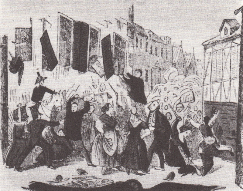 Schimpfende Weiber und patriotische Jungfauen 