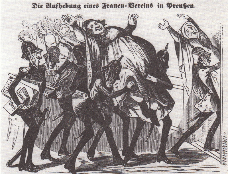 Schimpfende Weiber und patriotische Jungfauen 