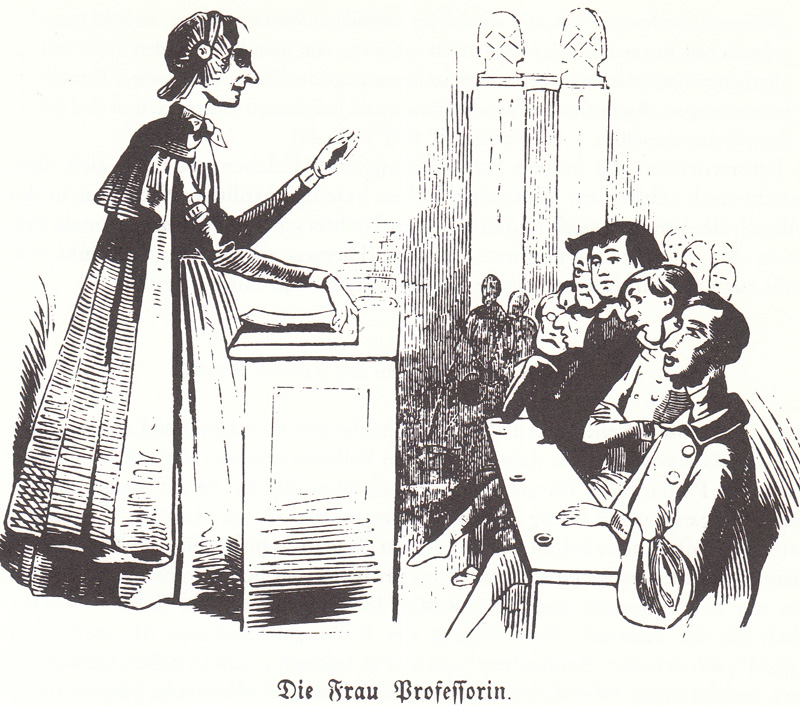 Schimpfende Weiber und patriotische Jungfauen 