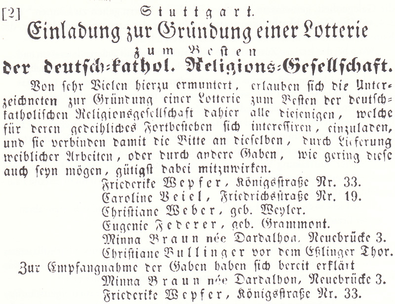 Schimpfende Weiber und patriotische Jungfauen 