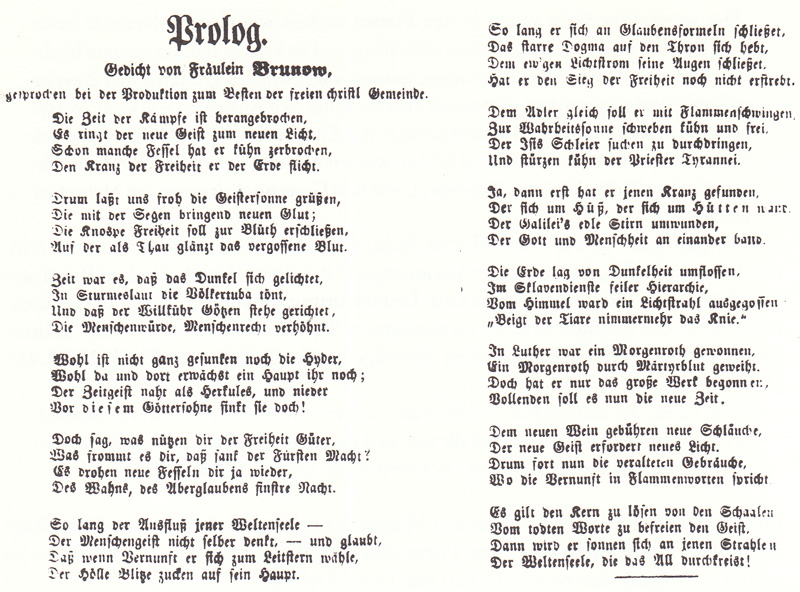 Schimpfende Weiber und patriotische Jungfauen 