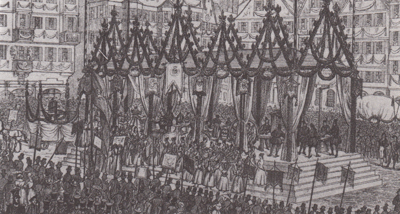 Schimpfende Weiber und patriotische Jungfauen 