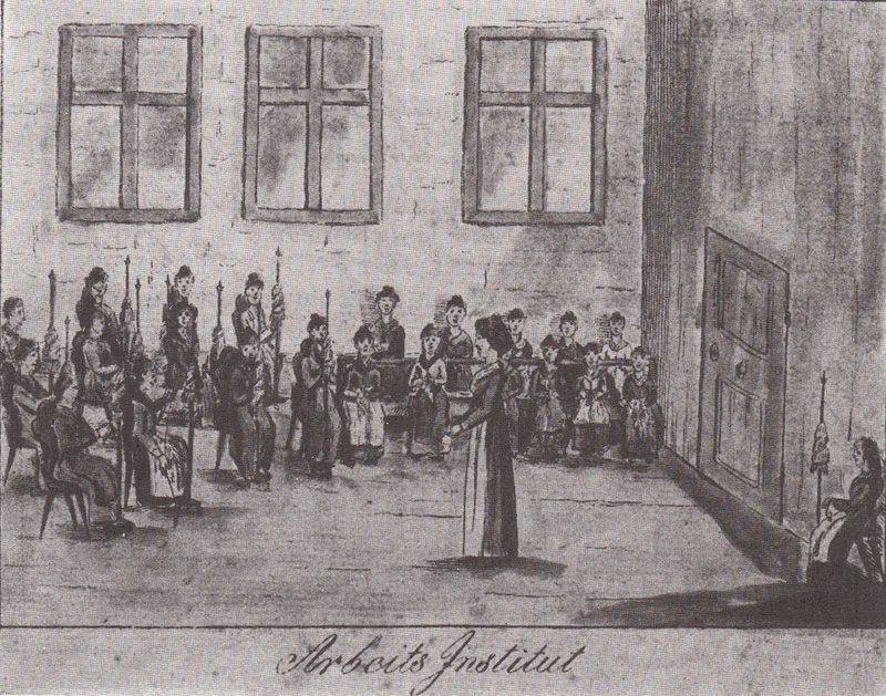 Schimpfende Weiber und patriotische Jungfauen 