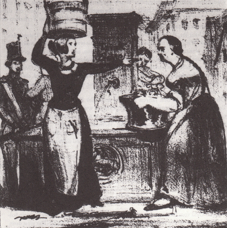 Schimpfende Weiber und patriotische Jungfauen 