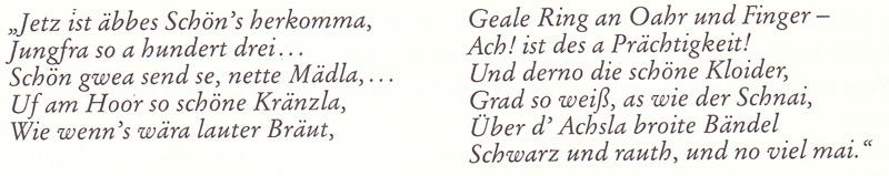 Schimpfende Weiber und patriotische Jungfauen 