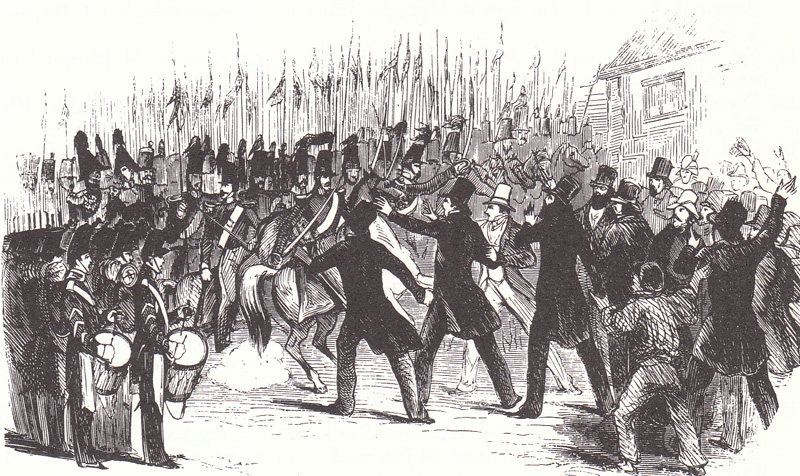 Schimpfende Weiber und patriotische Jungfauen 