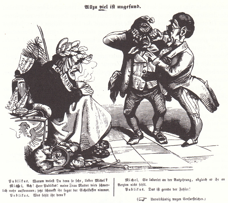 Schimpfende Weiber und patriotische Jungfauen 