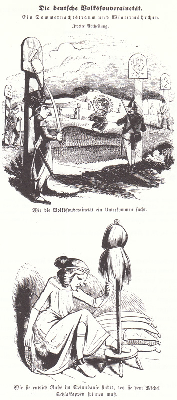 Schimpfende Weiber und patriotische Jungfauen 