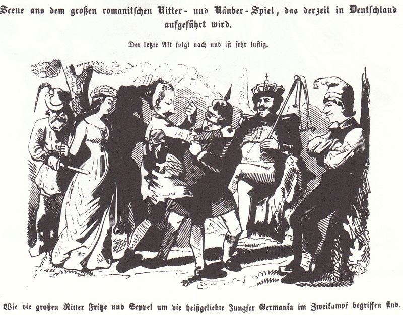 Schimpfende Weiber und patriotische Jungfauen 