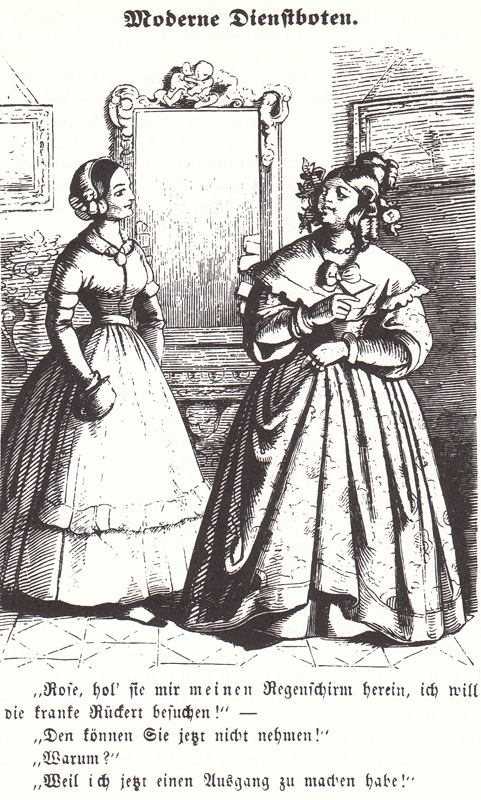 Schimpfende Weiber und patriotische Jungfauen 