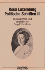 Politische Schriften III