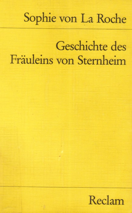 Geschichte des Fräuleins von Sternheim