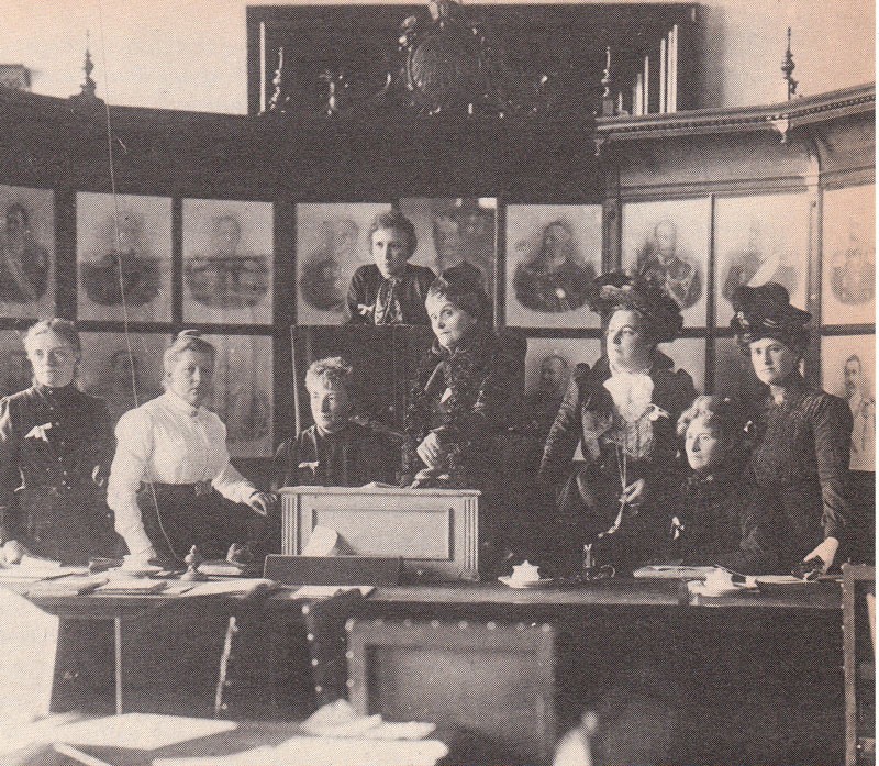 Het bestuur van het Verbandes fortschrittlicher Frauenvereine in 1901